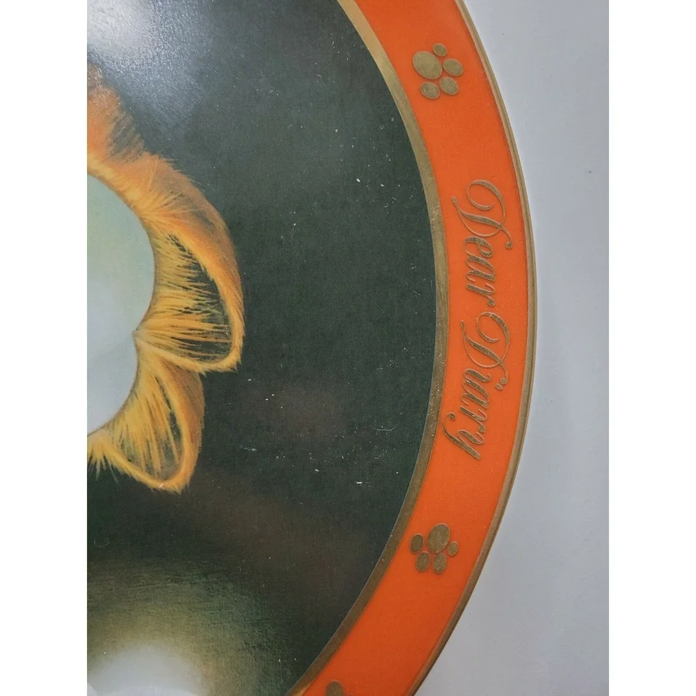 Garfield Cat Jim Davis Dear Diary Danbury Mint Plate The Charming Cat-1990